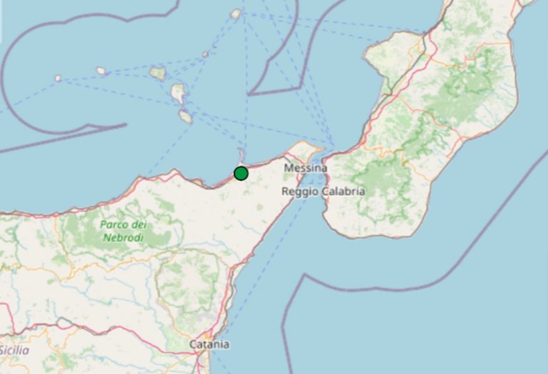 Terremoto oggi in Sicilia, 31 gennaio, scossa M 2.1 in provincia di Messina: dati INGV