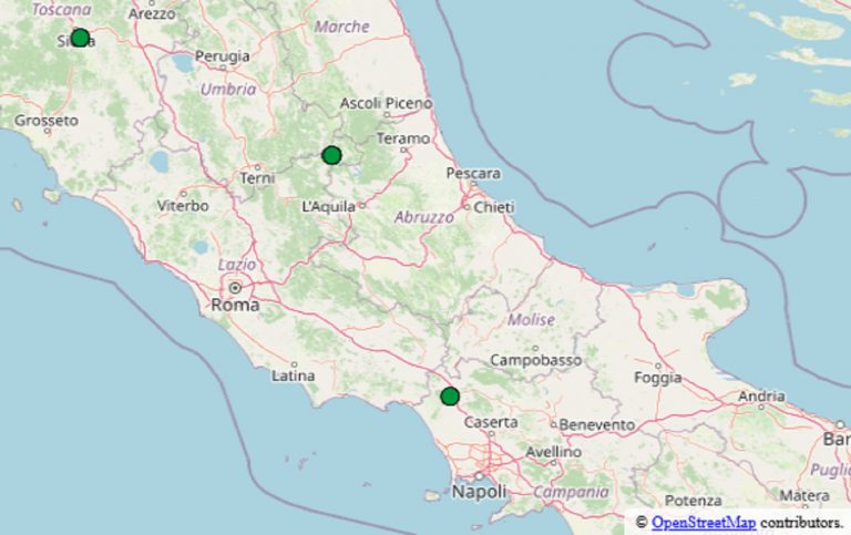 Terremoto oggi Italia, 3 febbraio 2025: scosse in Toscana, Campania e Lazio – Dati INGV