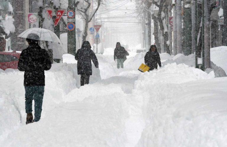 Meteo Mondo – Evento di neve eccezionale colpisce il Giappone: accumuli record ad Hokkaido con disagi alla popolazione