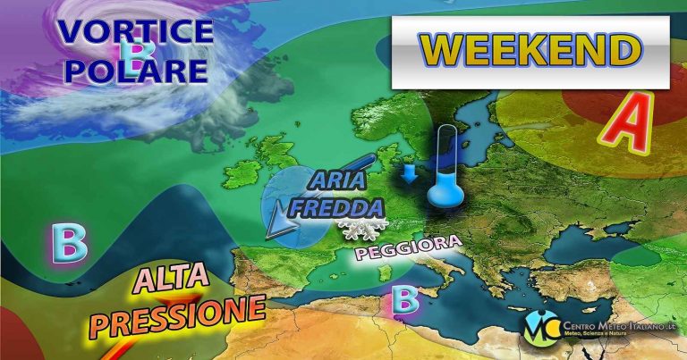 Meteo – Nuovo attacco di maltempo nel Weekend, con piogge, possibili temporali e nubifragi in arrivo in Italia: i dettagli