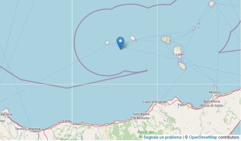 Terremoto oggi in Sicilia, 21 marzo, sequenza sismica sulle Isole Eolie: Dati Ingv