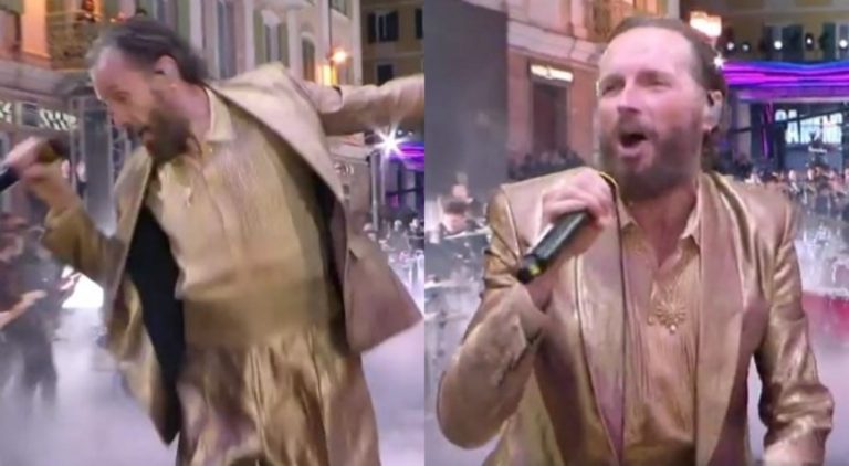 Sanremo 2025, Jovanotti inciampa e rischia di cadere prima di entrare nel teatro Ariston: ecco cos’è successo