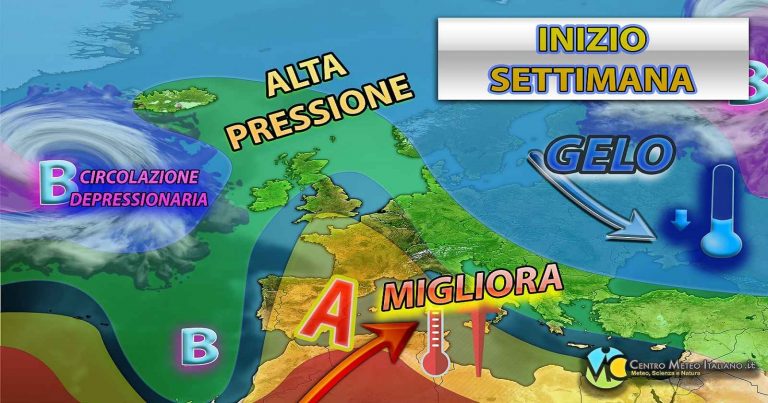 Meteo – Italia nel limbo tra il gran freddo e la mitezza la prossima settimana, ecco la tendenza