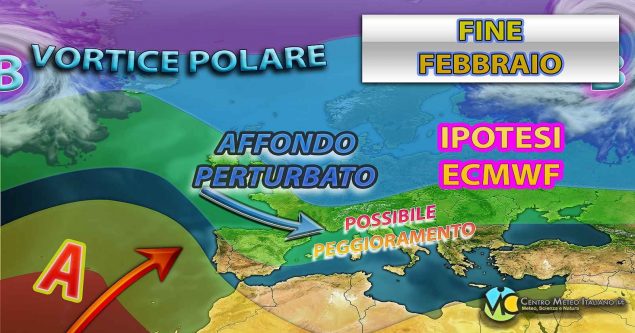 Meteo Italia - finale dell'inverno tra anticiclone e correnti occidentali