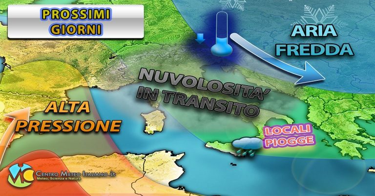 Meteo – La Primavera scalda i motori, con Anticiclone protagonista nei prossimi giorni, ma con nuvolosità in transito