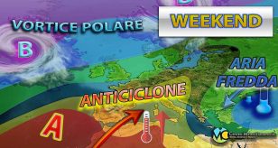 Meteo - Prima parte del Weekend dominata da nubi in transito, poi nuove schiarite: i dettagli