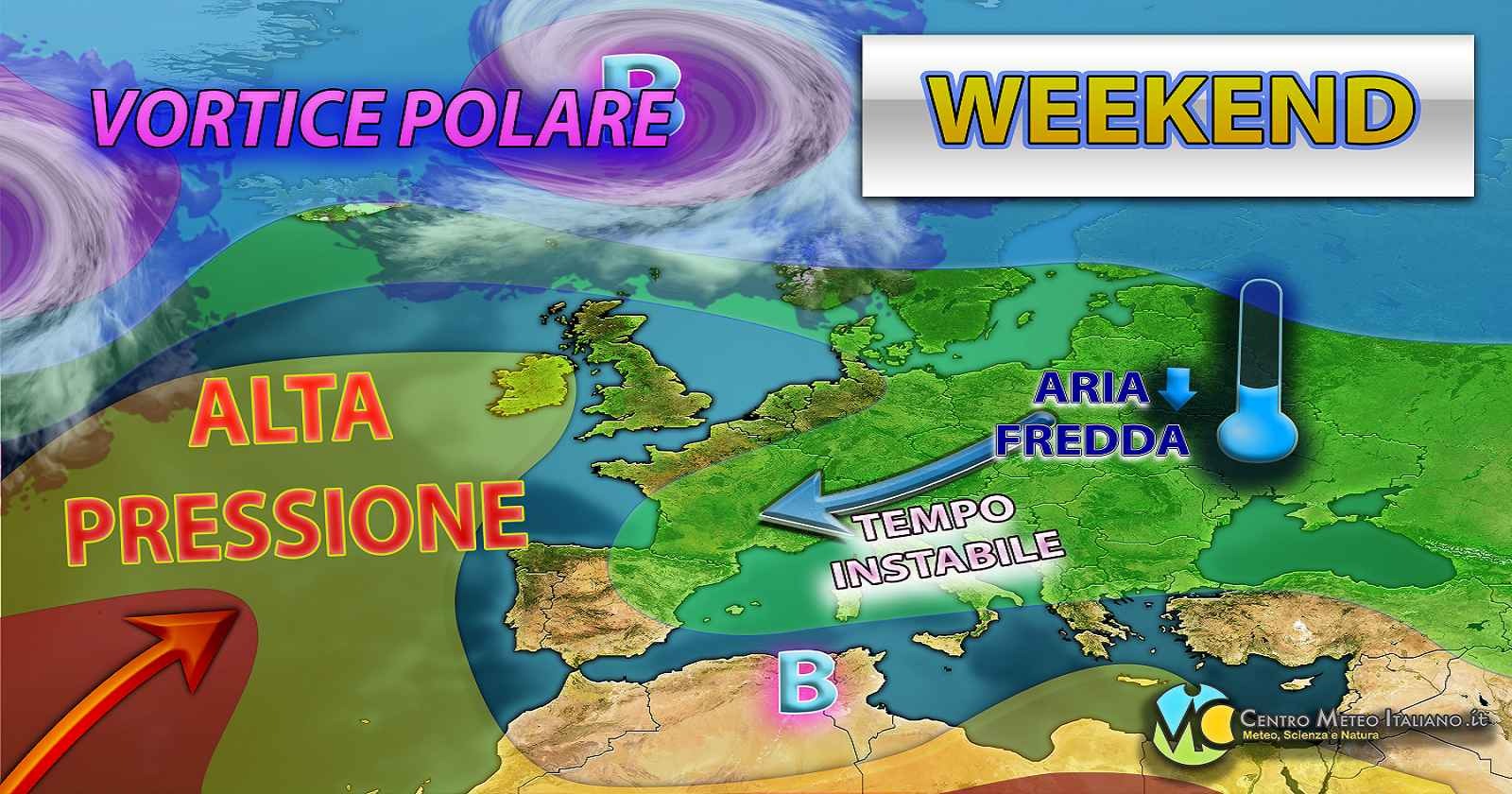 Nuova perturbazione sul primo weekend di marzo