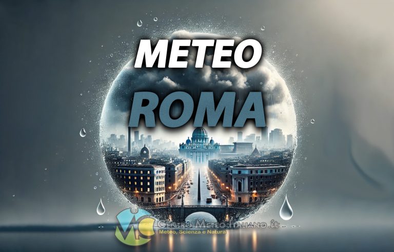 Meteo Roma – settimana instabile con piogge e temperature in lieve calo