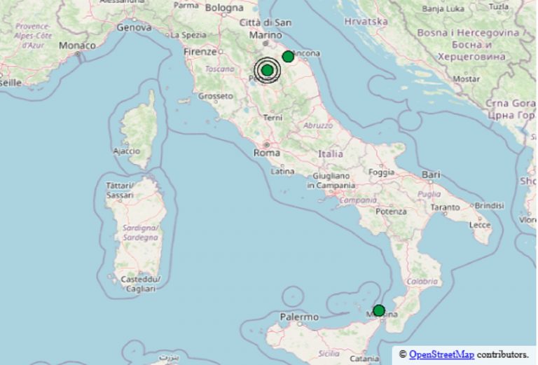 Terremoto oggi in Italia, 26 febbraio 2025: scosse in diverse regioni – Dati INGV