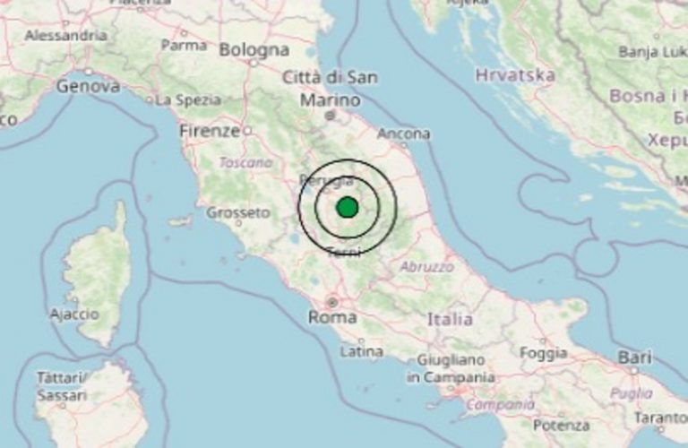 Terremoto oggi in Umbria, martedì 4 marzo 2025: scossa avvertita in provincia di Perugia. Epicentro e dati ufficiali Ingv