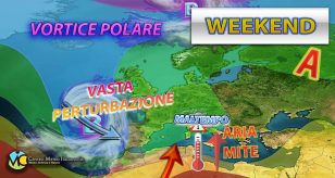 Peggioramento meteo dal weekend