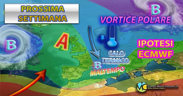 Meteo Italia – piogge e temporali raggiungono il Sud, maltempo diffuso nella seconda settimana di marzo