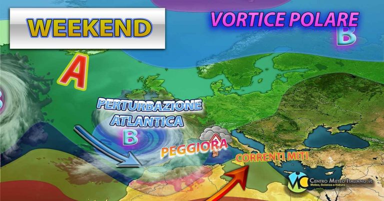 Meteo – Weekend al via con residuo maltempo al sud, ma domenica arriva una nuova perturbazione Meteo – Weekend al via con residuo maltempo al sud, ma domenica arriva una nuova perturbazione