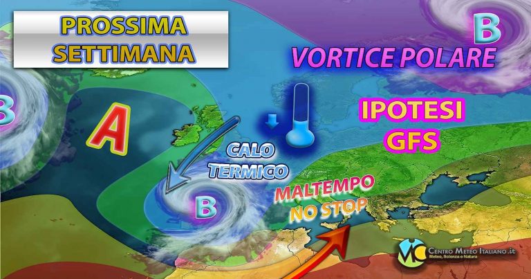 Meteo – Al via una settimana di maltempo, attese frequenti perturbazioni con piogge e temporali anche intensi Meteo – Al via una settimana di maltempo, attese frequenti perturbazioni con piogge e temporali anche intensi