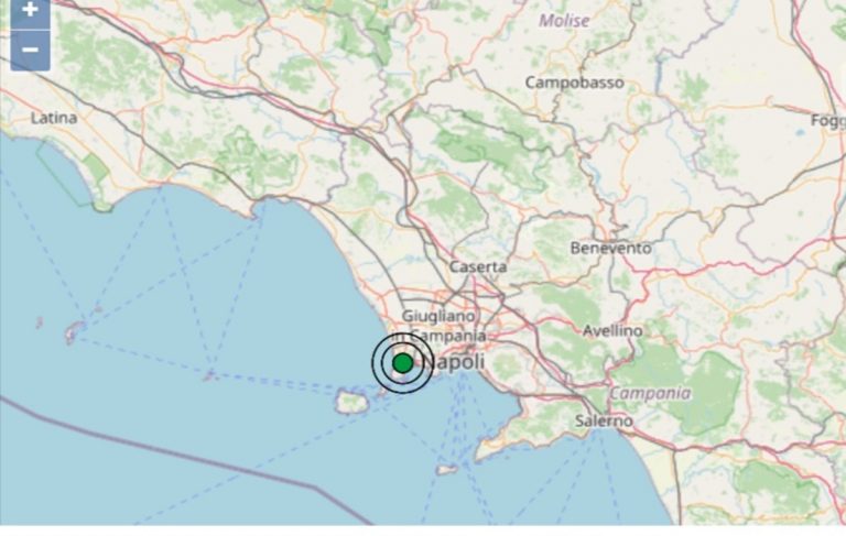 Terremoto oggi in Campania, 10 marzo scossa M 2.6 nei Campi Flegrei: dati Ingv Terremoto oggi in Campania, 10 marzo scossa M 2.6 nei Campi Flegrei: dati Ingv