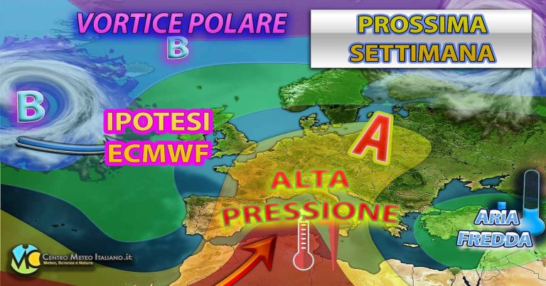 Meteo – Alta pressione in avvicinamento con stop al maltempo nei prossimi giorni, ma con calo termico e qualche residuo disturbo