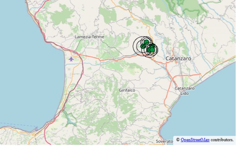 Terremoto oggi in Calabria, domenica 16 marzo 2025: sciame sismico in provincia di Catanzaro. I dati ufficiali Ingv