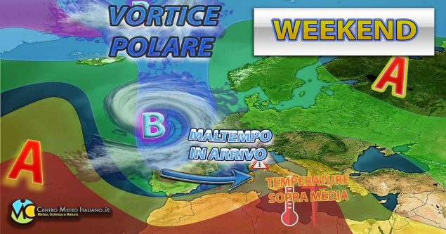 Meteo - Doppia perturbazione in arrivo entro il prossimo Weekend, con rischio nubifragi e calo termico: i dettagli