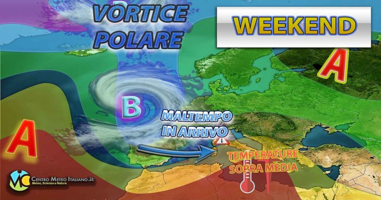 Meteo – Weekend con Italia divisa a metà tra maltempo anche intenso al Nord e caldo anomalo al Sud Meteo – Weekend con Italia divisa a metà tra maltempo anche intenso al Nord e caldo anomalo al Sud
