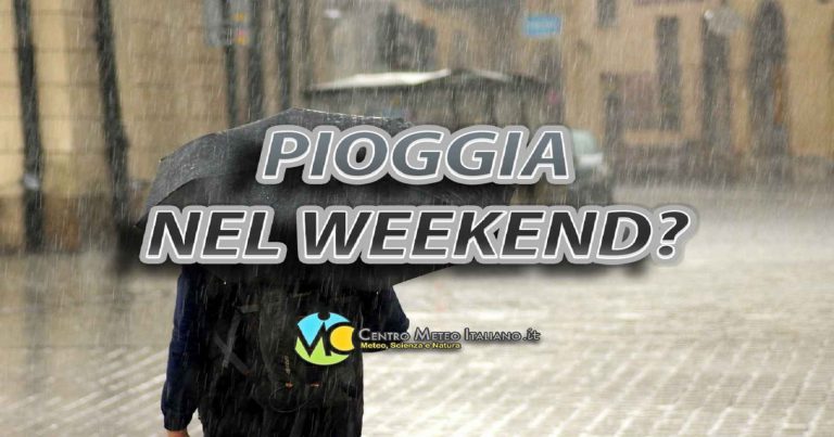 Meteo Italia – weekend che si apre con piogge e temporali su diverse regioni, atteso anche un calo termico a seguire