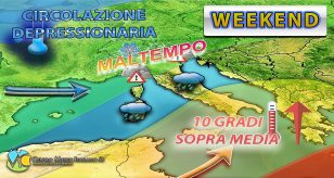 Meteo - Un duplice attacco di maltempo mette in stand-by la Primavera nel Weekend: i dettagli