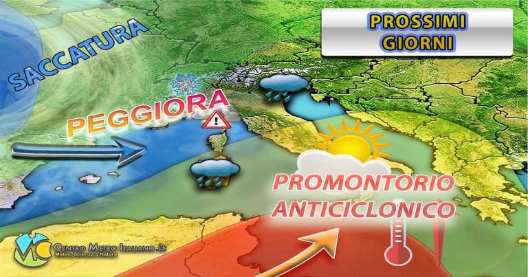 Meteo – Tanto sole in Italia ma con forti escursioni termiche e gelate notturne, peggiora i prossimi giorni