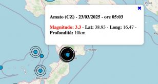 terremoto oggi calabria 23 marzo 2025