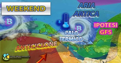 Meteo - Weekend con impulso polare in vista: il maltempo prosegue indisturbato in Italia, i dettagli