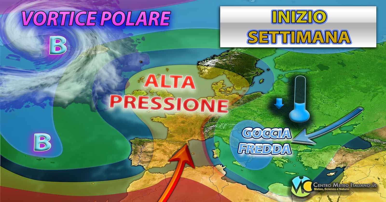 Meteo - Affondo artico in vista sull'Italia ad inizio settimana, con maltempo e neve in Appennino: i dettagli