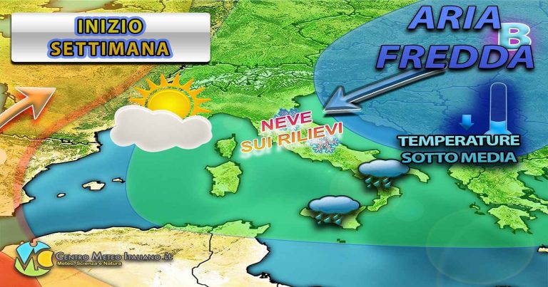 Meteo – Primavera in crisi ad inizio settimana con clima piuttosto freddo e qualche nota di maltempo: i dettagli Meteo – Primavera in crisi ad inizio settimana con clima piuttosto freddo e qualche nota di maltempo: i dettagli