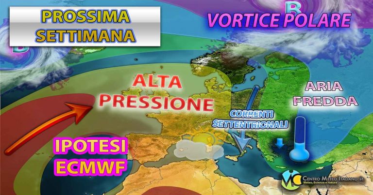 Meteo – Clima quasi invernale nella prima parte di settimana con temperature sotto media ma pochi fenomeni