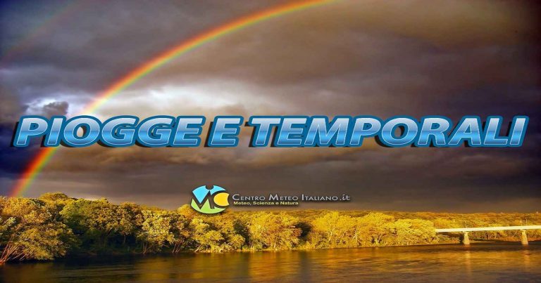Meteo – Prossima settimana instabile con piogge e rischio forti temporali Meteo – Prossima settimana instabile con piogge e rischio forti temporali