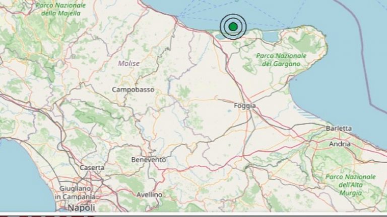 Scossa di terremoto rilevata oggi in Puglia, 9 aprile 2025: epicentro in provincia di Foggia – Dati INGV Scossa di terremoto rilevata oggi in Puglia, 9 aprile 2025: epicentro in provincia di Foggia – Dati INGV