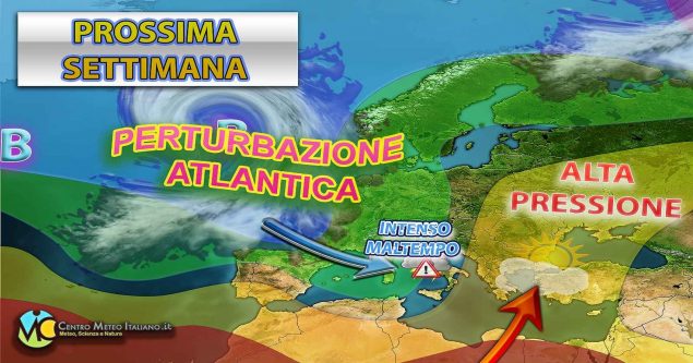 Meteo - Italia in balìa del maltempo nella settimana santa, con frequenti temporali e temperature più fresche