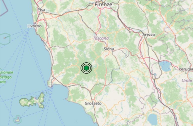 Terremoto oggi in Toscana, 12 aprile, scossa M 2.3 in provincia di Grosseto – Dati Ingv Terremoto oggi in Toscana, 12 aprile, scossa M 2.3 in provincia di Grosseto – Dati Ingv