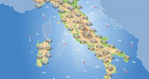 Previsioni meteo in Italia per domani 16 aprile 2025