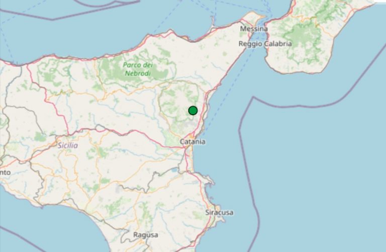 Terremoto oggi in Sicilia, 15 aprile, due scosse registrate in provincia di Catania: dati INGV