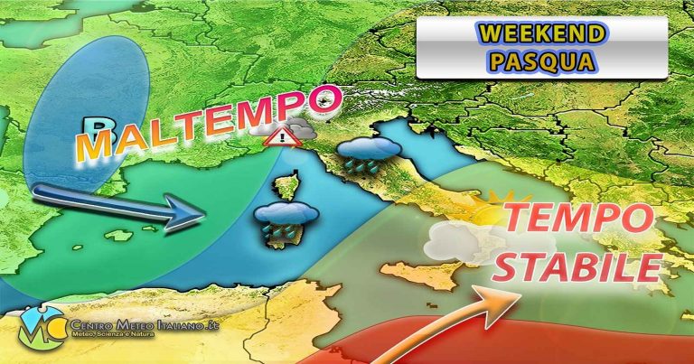 Meteo – Weekend infido, parte con un miglioramento, ma poi peggiora con possibili temporali anche intensi Meteo – Weekend infido, parte con un miglioramento, ma poi peggiora con possibili temporali anche intensi