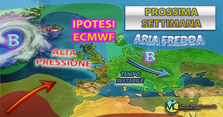 Meteo – Italia esposta al maltempo anche la prossima settimana e per la Festa della Liberazione: la tendenza