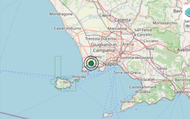 Terremoto oggi in Campania, 25 aprile, nuova scossa di magnitudo 2.7 nei Campi Flegrei – Dati Ingv Terremoto oggi in Campania, 25 aprile, nuova scossa di magnitudo 2.7 nei Campi Flegrei – Dati Ingv