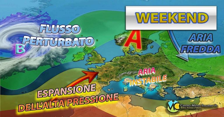 Meteo – Weekend in prevalenza stabile, ma attenzione ancora a qualche temporale: i dettagli Meteo – Weekend in prevalenza stabile, ma attenzione ancora a qualche temporale: i dettagli