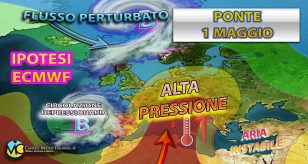 Ponte del 1 Maggio con alta pressione in rinforzo
