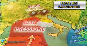 Meteo - Primavera superstar per il 1° Maggio, con bel tempo e temperature in aumento, ma occhio a qualche temporale