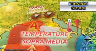 Meteo - Primavera a tutto spiano fino alla prima metà del Weekend, poi primi scricchiolii dell'Alta pressione