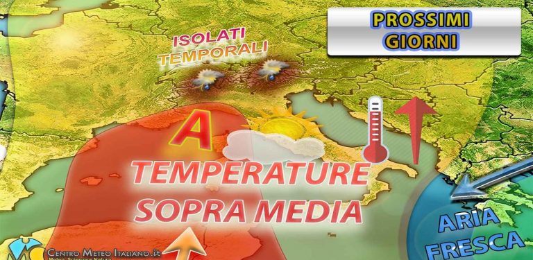 Meteo – Primavera a tutto spiano fino alla prima metà del Weekend, poi primi scricchiolii dell’Alta pressione