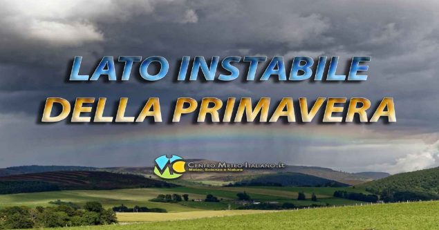 Meteo Italia - la primavera mostrerà di nuovo il suo lato instabile