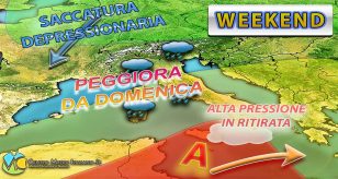 Meteo - Weekend parte stabile e asciutto con picco di caldo, poi peggiora con rovesci e temporali: i dettagli