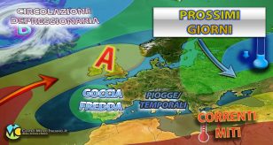 Meteo italia - piogge e temporali nei prossimi giorni