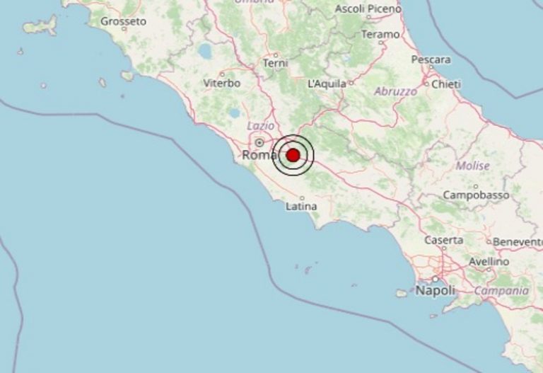 Terremoto oggi nel Lazio, giovedì 8 maggio 2025: scossa di magnitudo 2.9 in provincia di Roma. Epicentro e dati ufficiali Ingv Terremoto oggi nel Lazio, giovedì 8 maggio 2025: scossa di magnitudo 2.9 in provincia di Roma. Epicentro e dati ufficiali Ingv