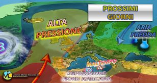 Meteo - Nessuno sprint della Primavera nei prossimi giorni, con maltempo frequente e possibili nubifragi